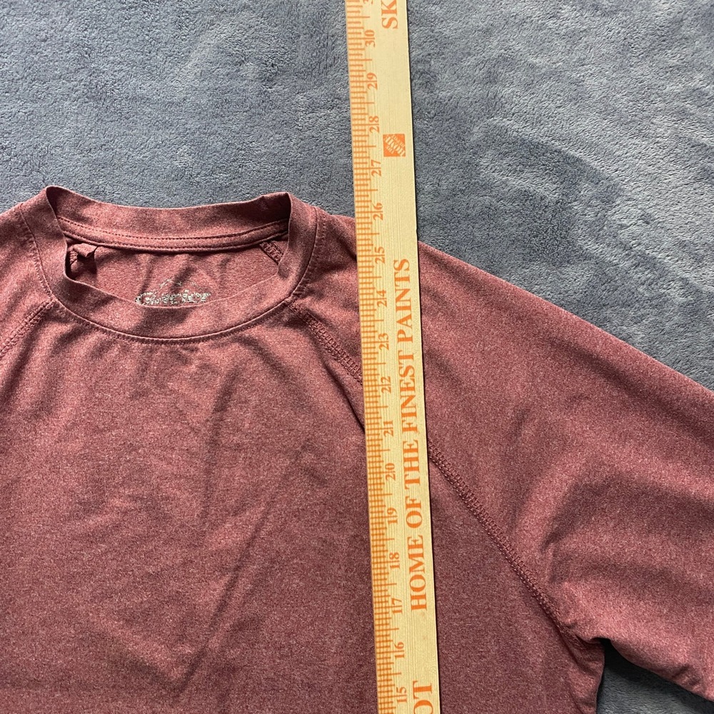 Glacier Performance Mens Small Short Sleeve Active Shirt Clay Heather 1408440 - Picture 4 of 7